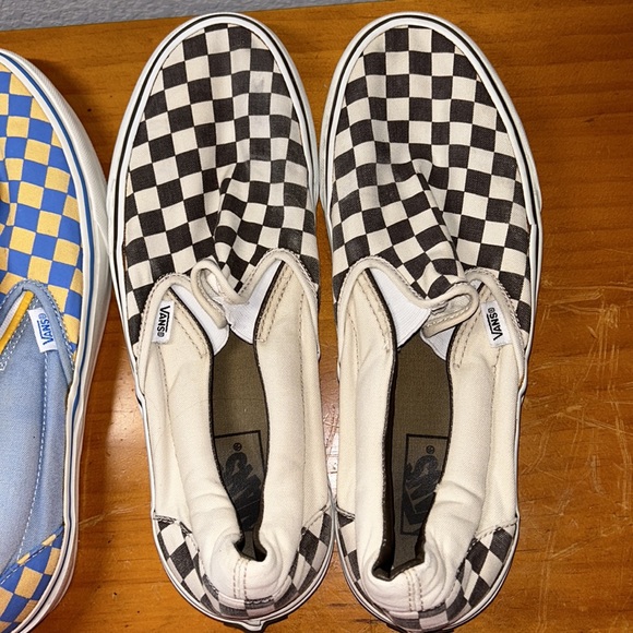 Two pair of vintage Vans Slip on Chekerboard shoes, men’s size US 11 - Picture 4 of 12